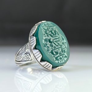 انگشتر عقیق سبز