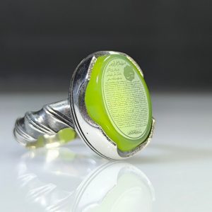 انگشتر عقیق سبز